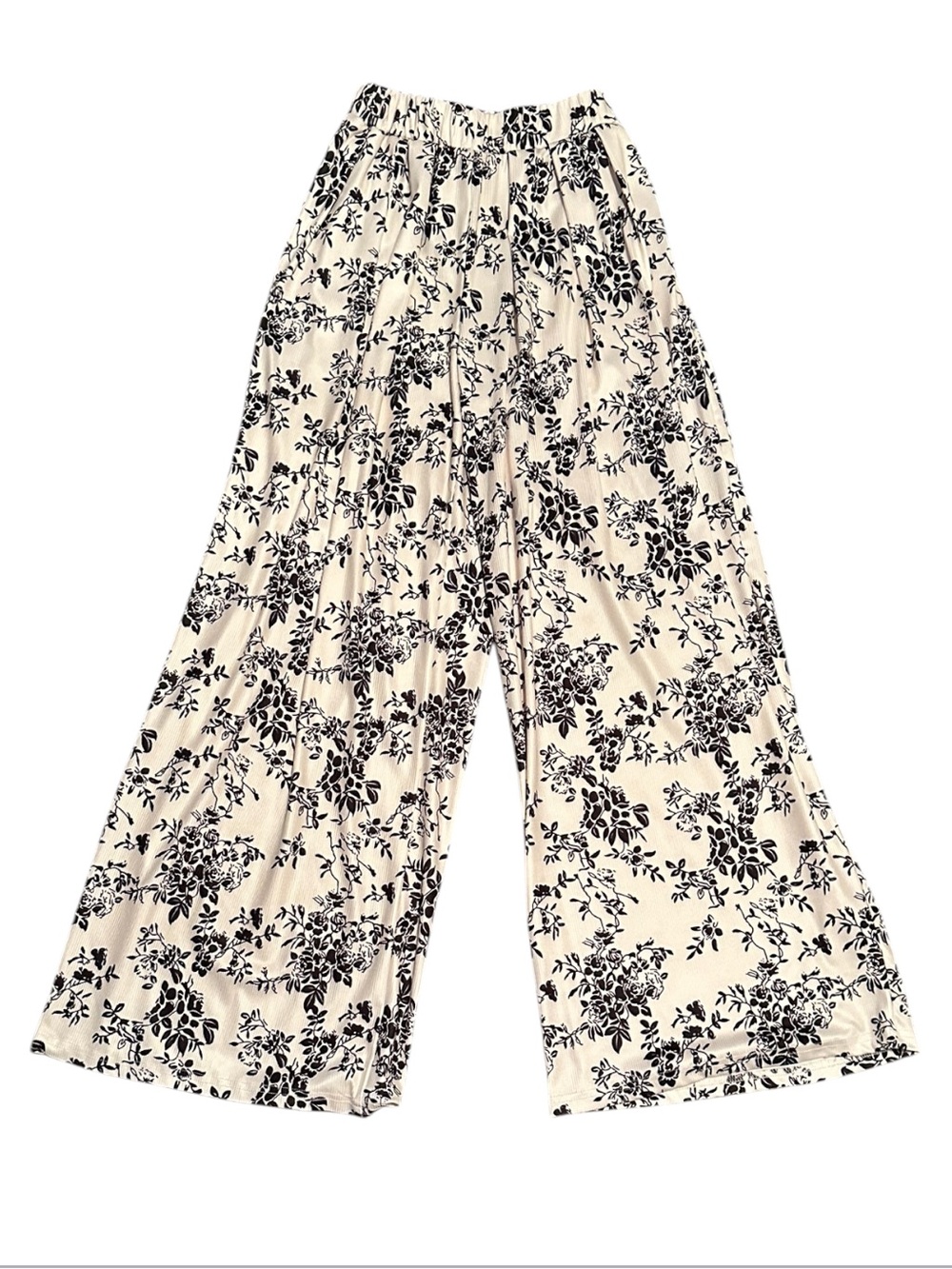 Cider Floral Print Wide Leg Pants
